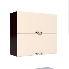 Corp superior 80 cu 2 usi orizontale Zebra MDF vanilie simplu